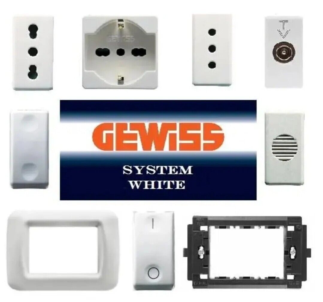 SERIE GEWISS TOP SYSTEM WHITE
