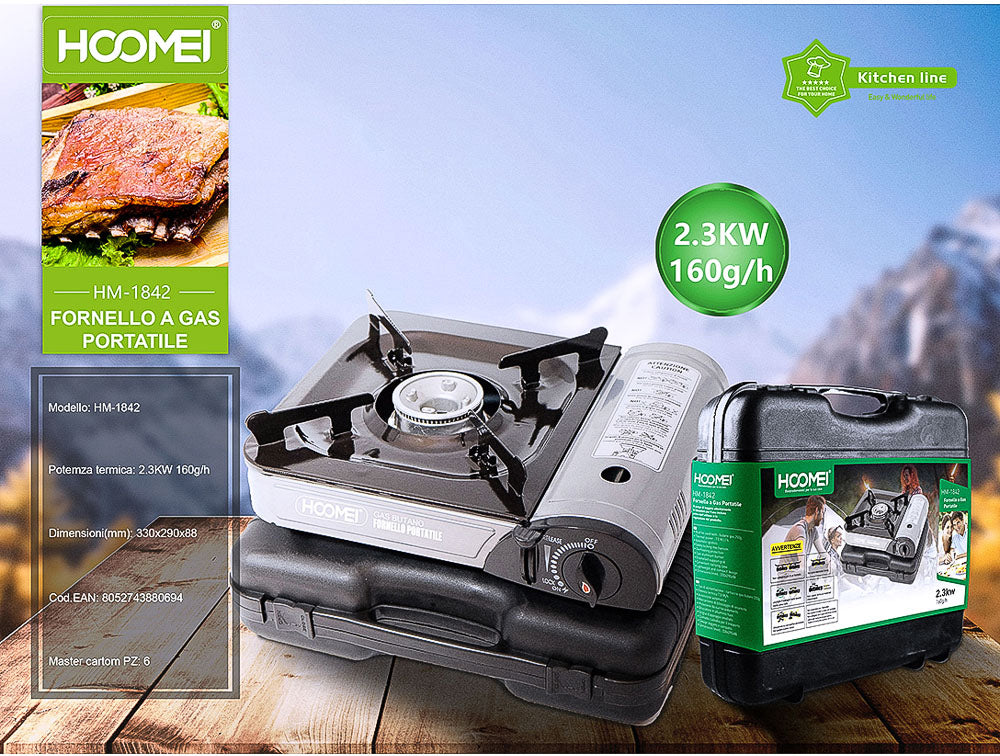 FORNELLO A GAS PORTATILE