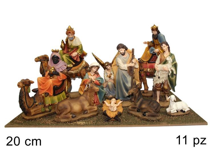 NATIVITÀ 11 PZ CM 20