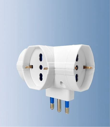 ADATTATORE SPINA 16A PRESE TRIVALENTI