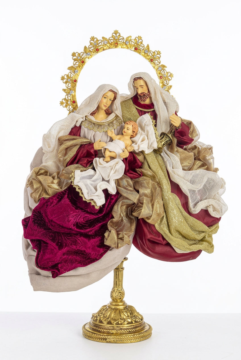 NATIVITÀ IN STOFFA FASTOSA