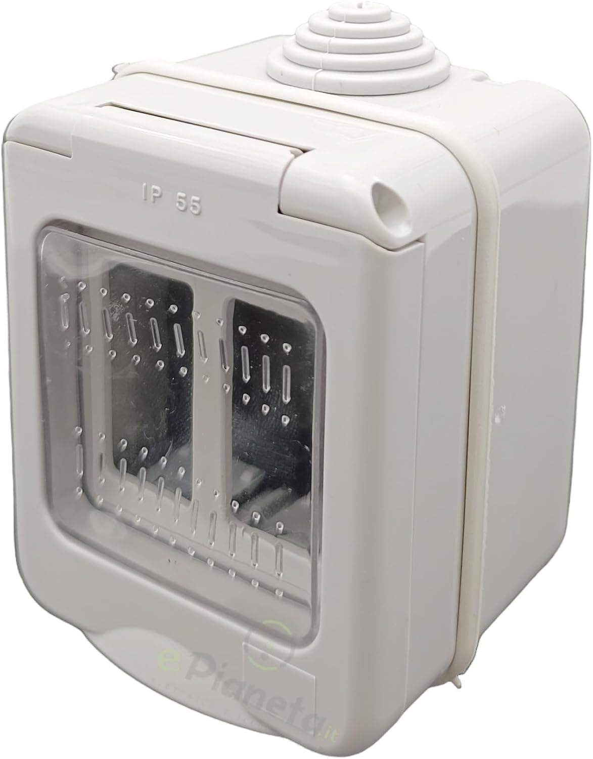 CASSETTA STAGNO CON SPORTELLO COMPATIBILE GEWISS TOP SYSTEM E MAGIC