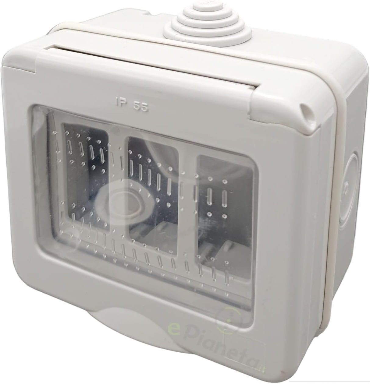 CASSETTA STAGNO CON SPORTELLO COMPATIBILE GEWISS TOP SYSTEM E MAGIC