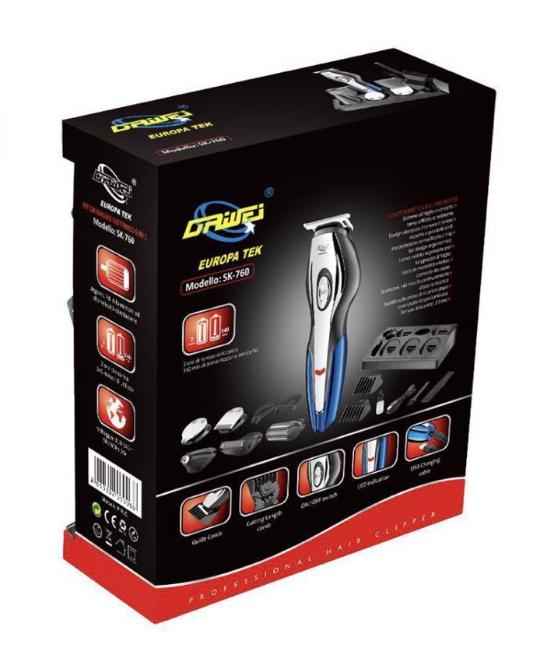 KIT RASOIO DA BAGNO ELETTRICO 6 IN 1