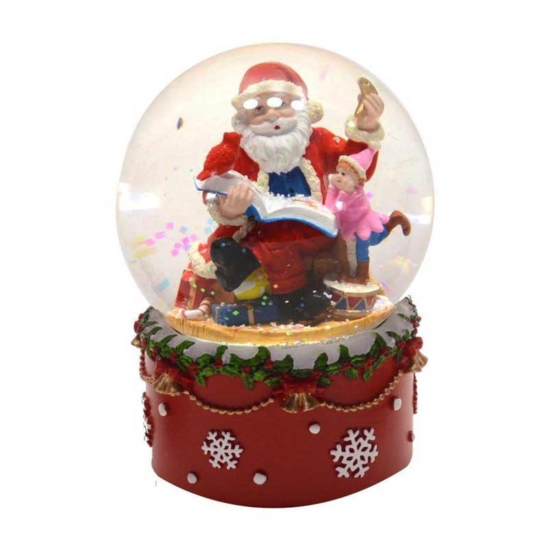 AMPOLLA MUSICALE CON BABBO NATALE