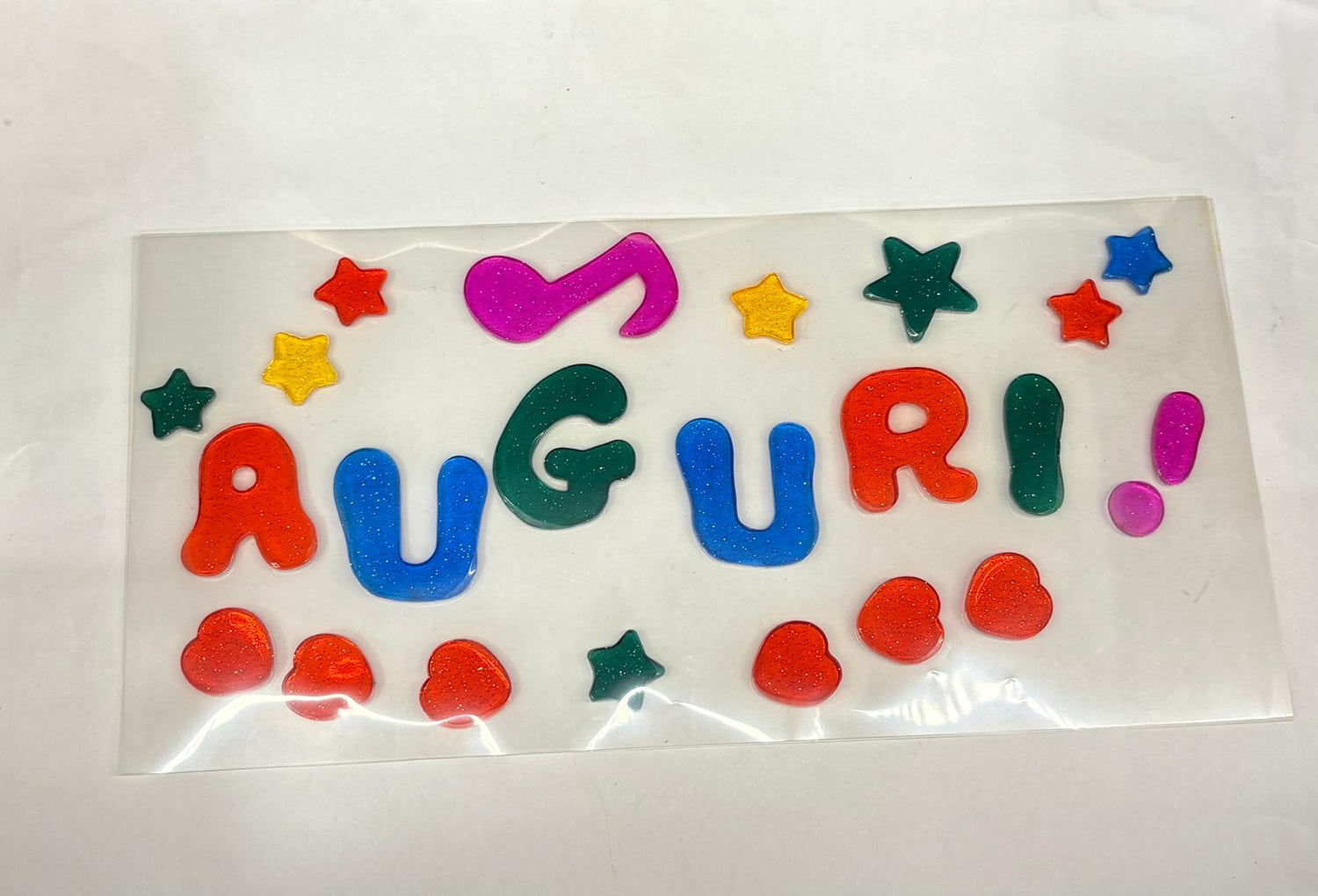 VETROFANIA IN GEL AUGURI