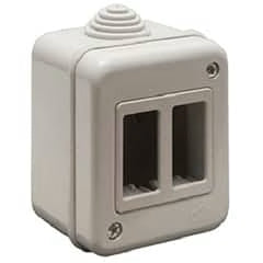 CASSETTA STAGNO SENZA SPORTELLO COMPATIBILE GEWISS TOP SYSTEM E MAGIC