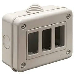 CASSETTA STAGNO SENZA SPORTELLO COMPATIBILE GEWISS TOP SYSTEM E MAGIC