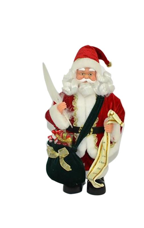 BABBO NATALE CON MOVIMENTO E SUONI 33CM