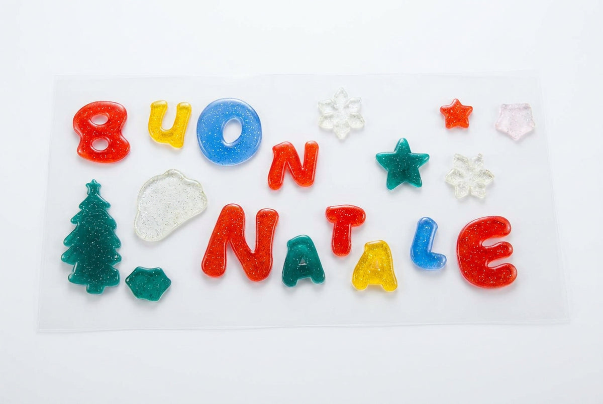 VETROFANIA IN GEL BUON NATALE