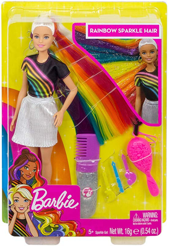 BARBIE CAPELLI ARCOBALENO