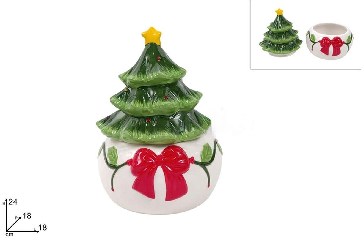 CONTENITORE ALBERELLO NATALIZIO