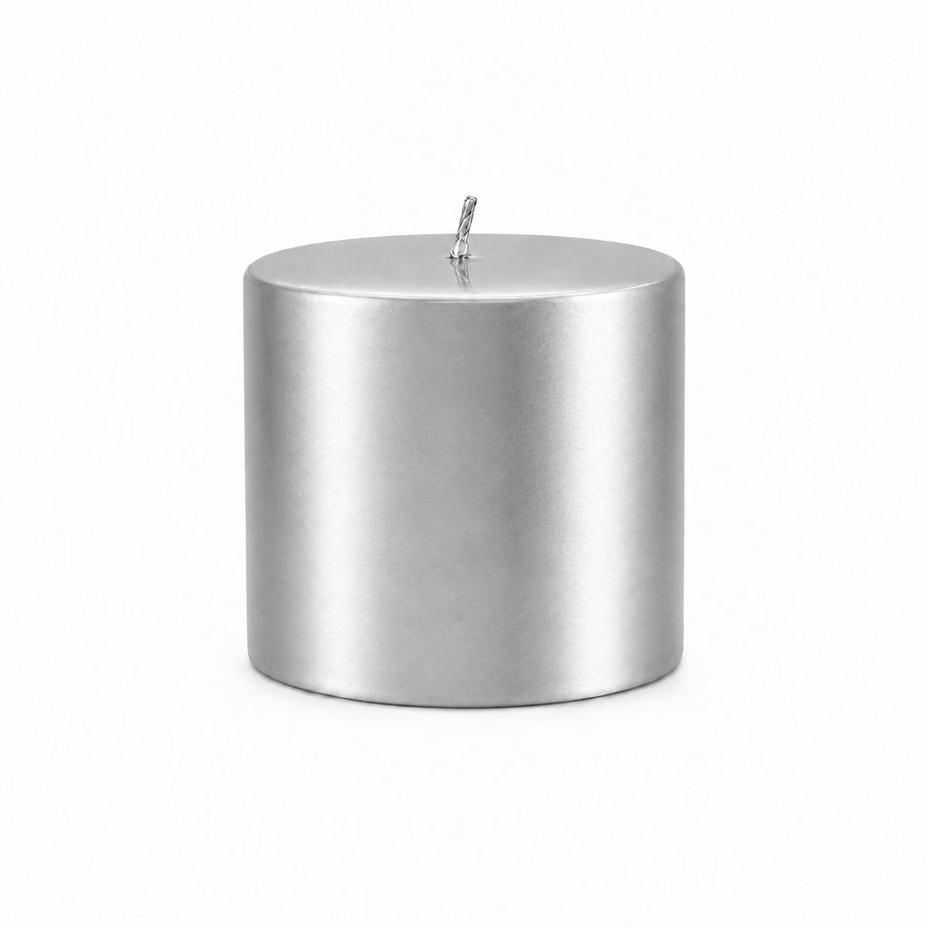 CANDELA IN CERA ARGENTO