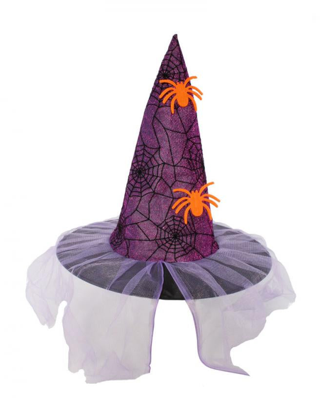 CAPPELLO STREGA CON RAGNETTI