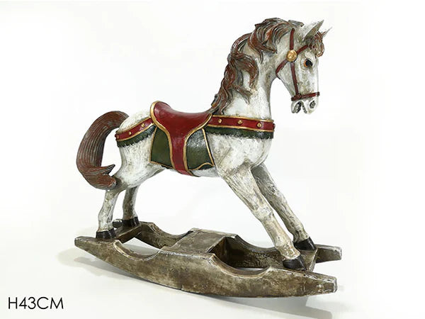 CAVALLO A DONDOLO IN POLIRESINA