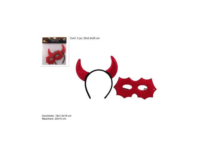 DIAVOLO CERCHIETTO CON MASCHERA