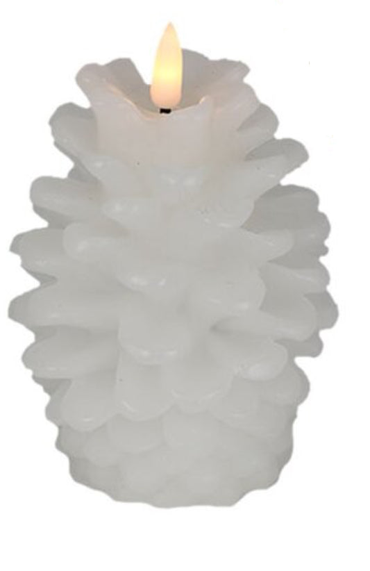 CANDELA LED SENZA FIAMMA PER INTERNI FORMA PIGNA