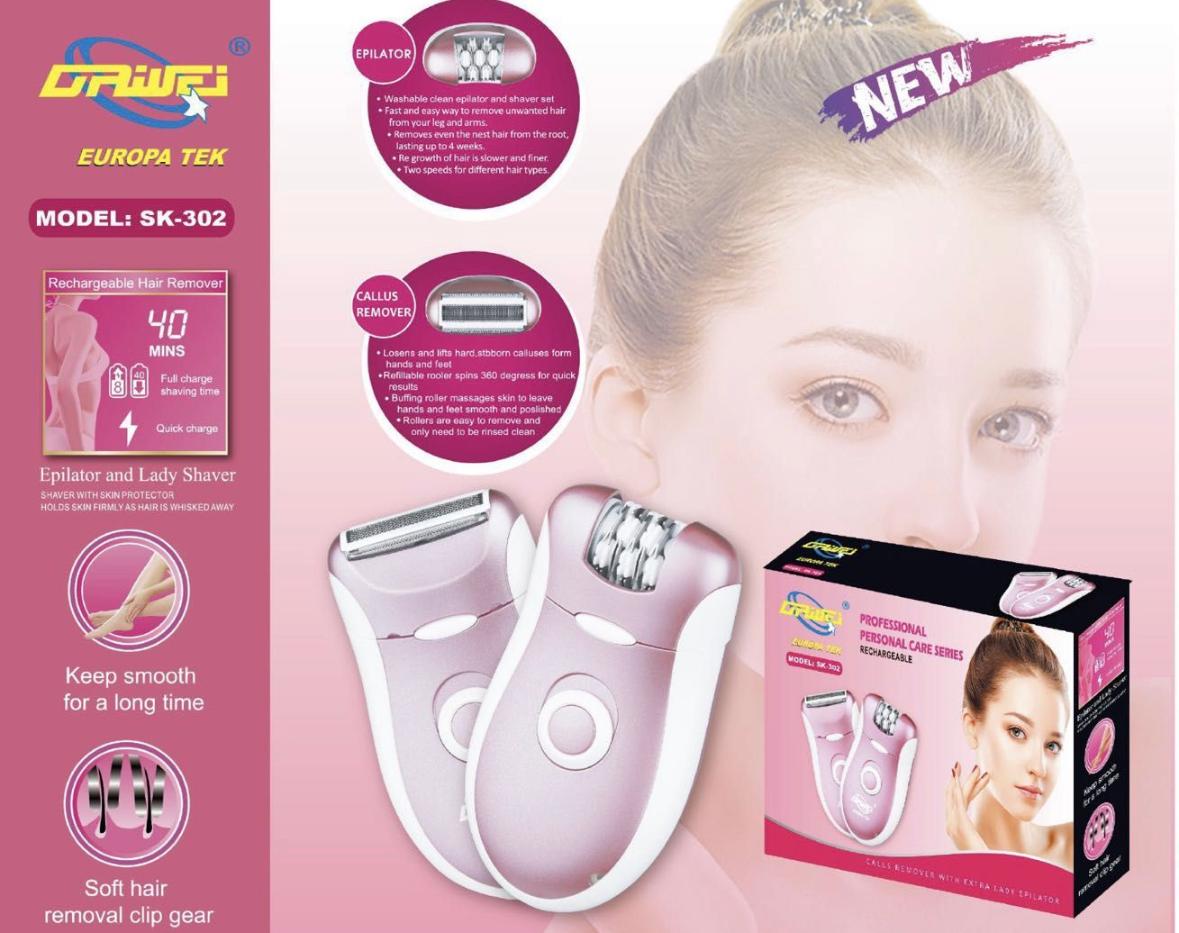 EPILATORE DONNA 2 IN 1