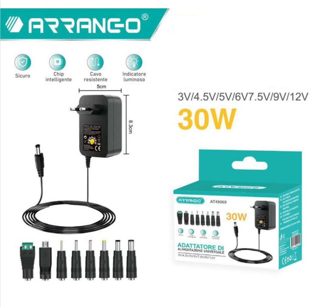 ALIMENTATORE UNIVERSALE DA 3V A 12V