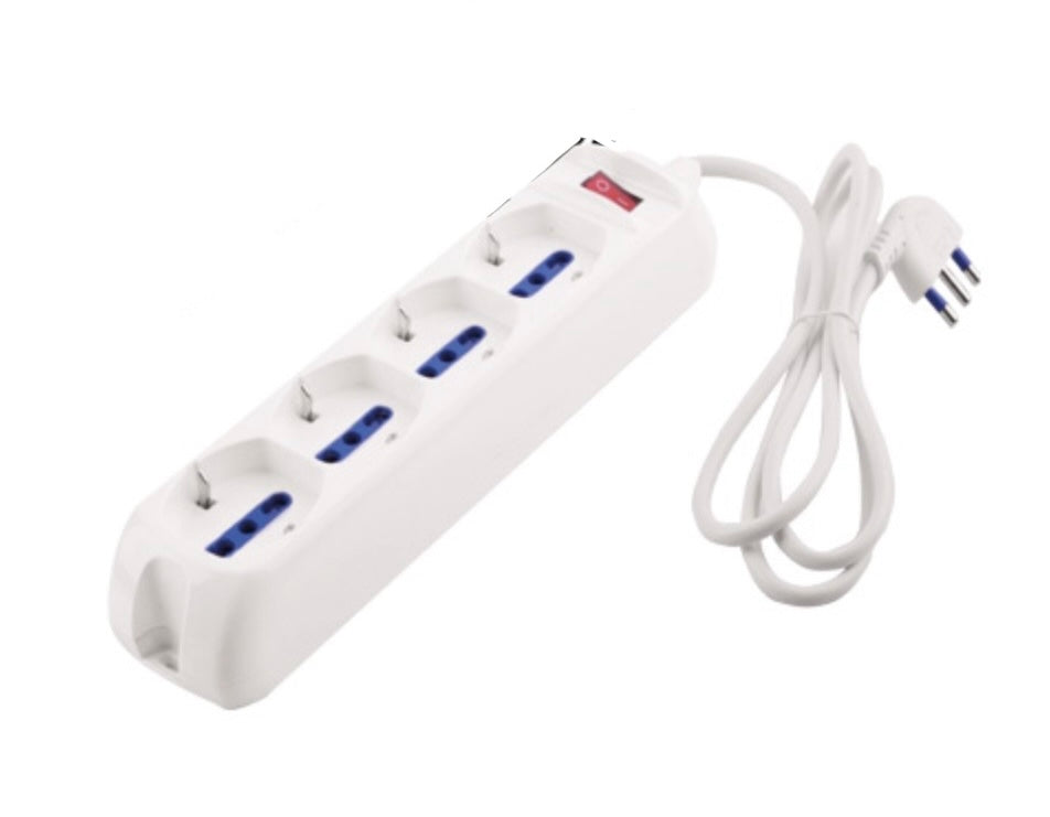 MULTIPRESA 4 POSTI CON INTERRUTTORE