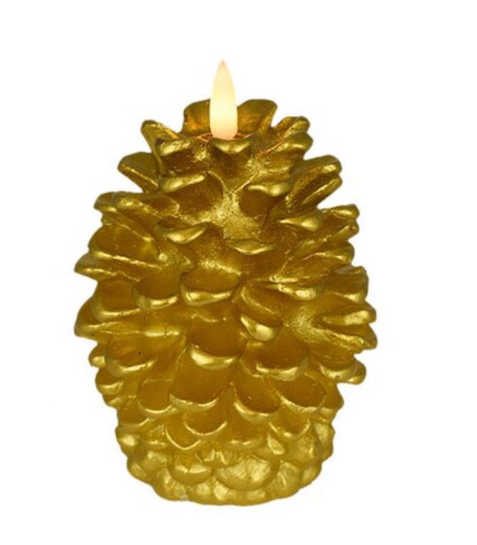 CANDELA LED SENZA FIAMMA PER INTERNI FORMA PIGNA