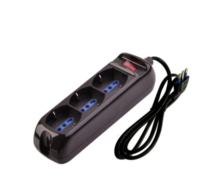 MULTIPRESA 3 POSTI CON INTERRUTTORE