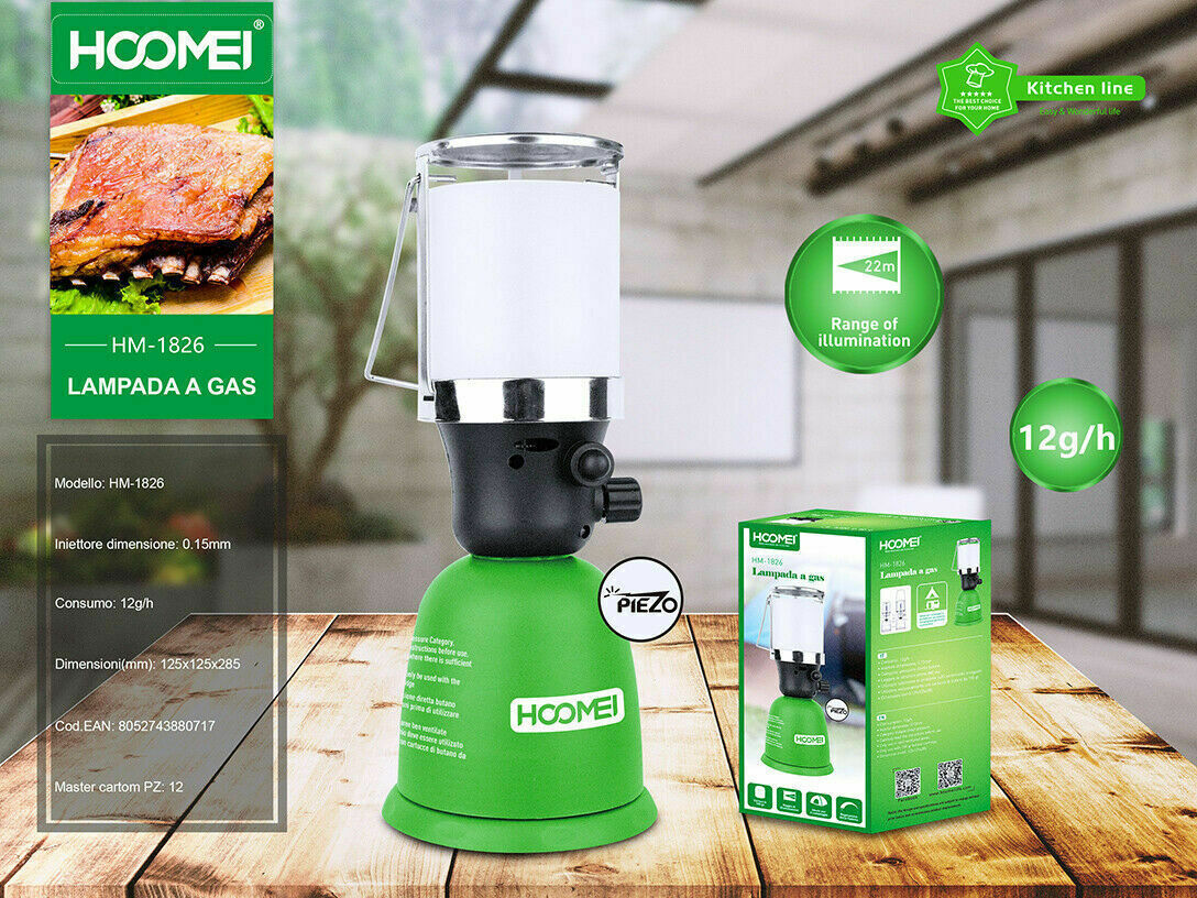 LAMPADA A GAS DA CAMPEGGIO