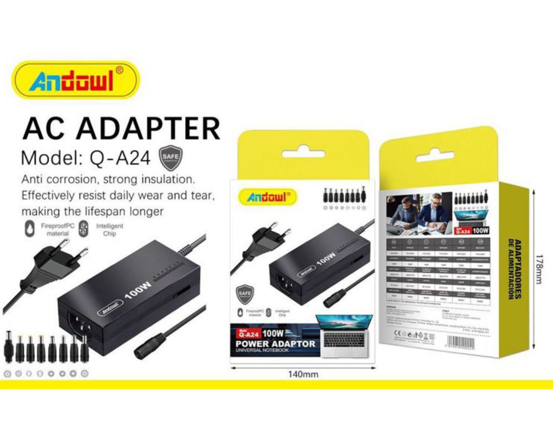 CARICABATTERIE PC UNIVERSALE 100W