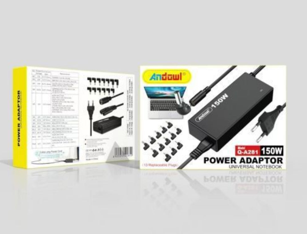 CARICABATTERIE PC UNIVERSALE 150W