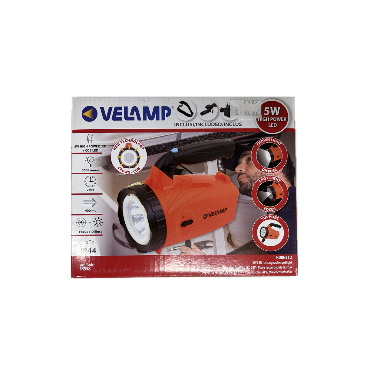 FARO LED RICARICABILE 5W