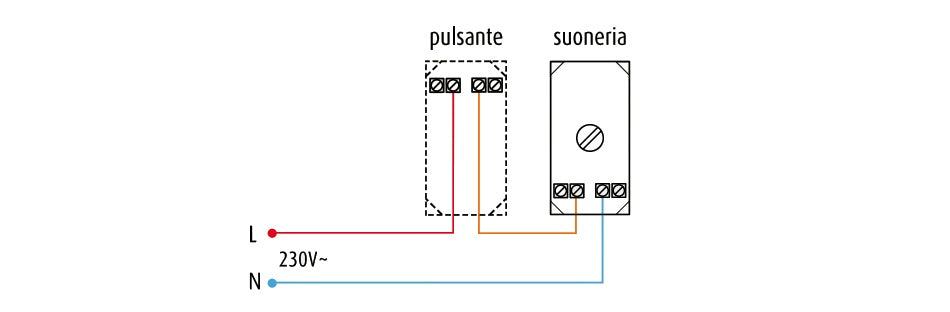 SUONERIA 220V COMPATIBILE LIVING LIGHT