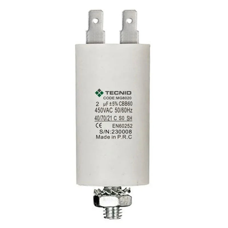 CONDENSATORE AC PER MOTORE ELETTRICO