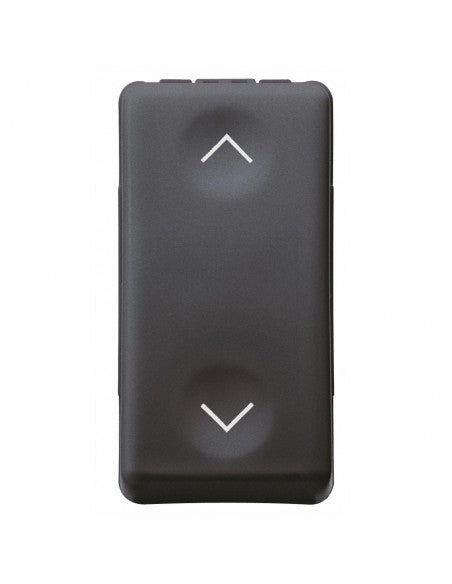 DOPPIO PULSANTE GEWISS TOP SYSTEM BLACK