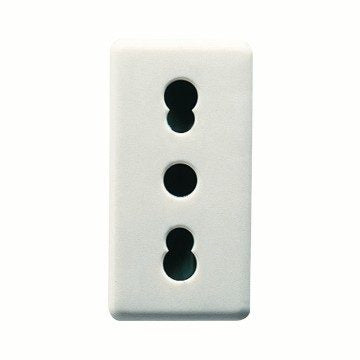 PRESA BIVALENTE GEWISS TOP SYSTEM WHITE