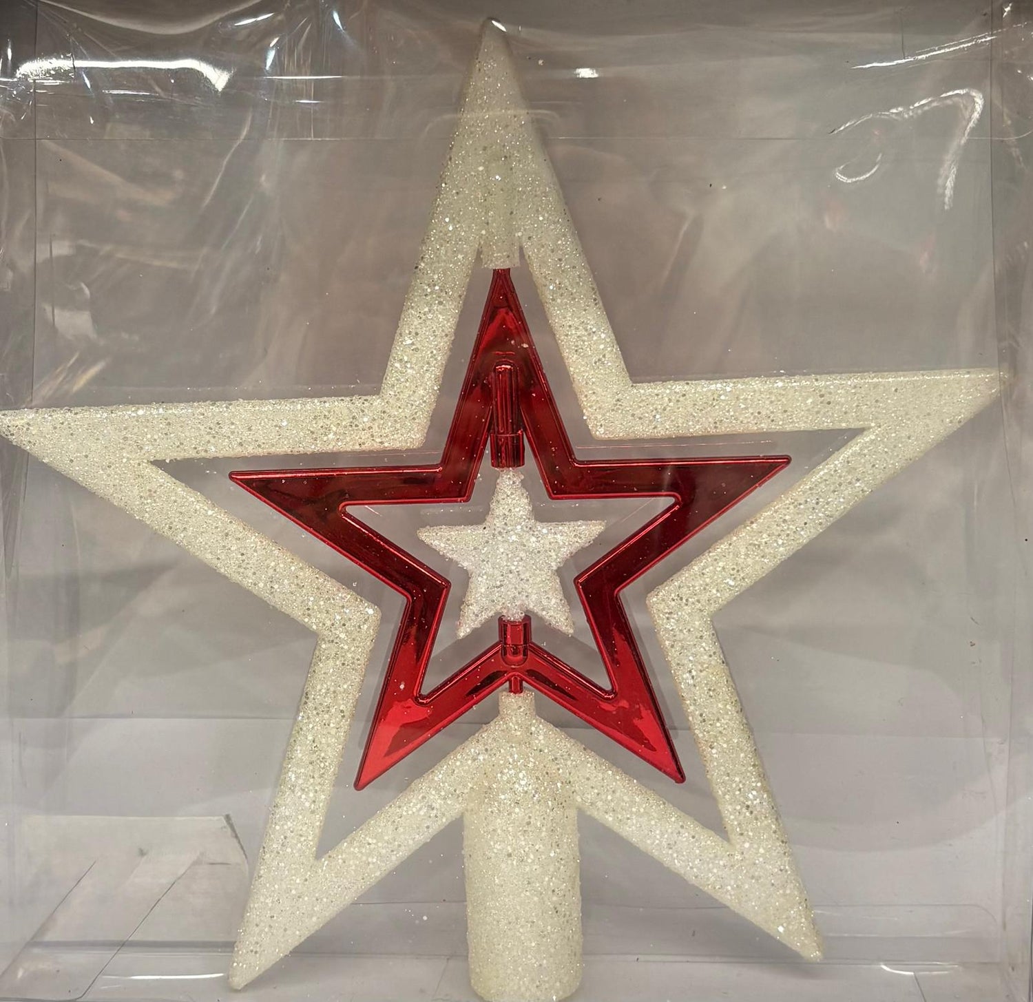 PUNTALE STELLA ROSSO E BIANCO