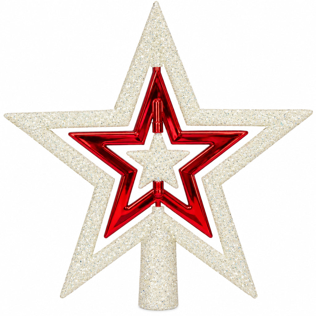 PUNTALE STELLA ROSSO E BIANCO