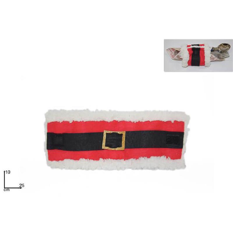 PORTATOVAGLIOLI IN PELLICCIA ROSSO