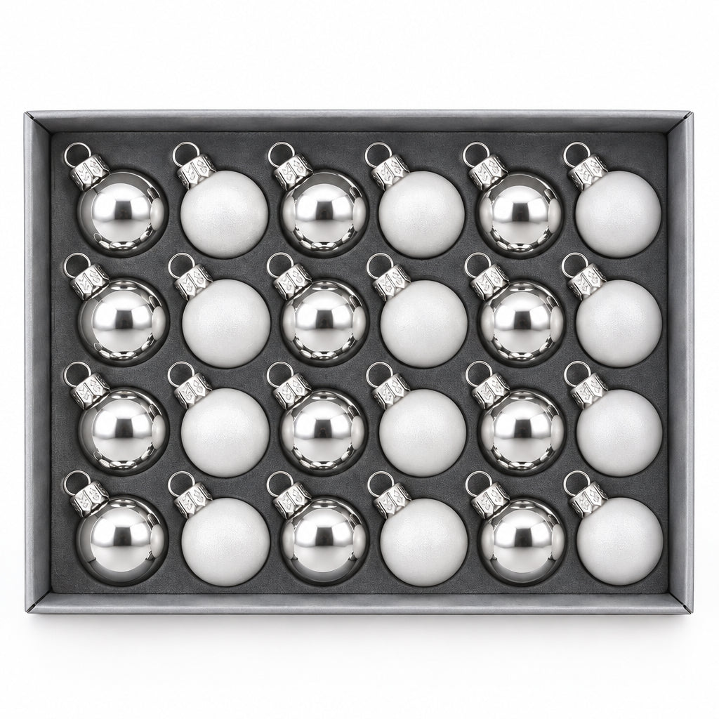 SFERETTE SILVER E BIANCHE