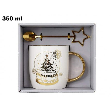 TAZZA CON CUCCHIAINO A STELLA