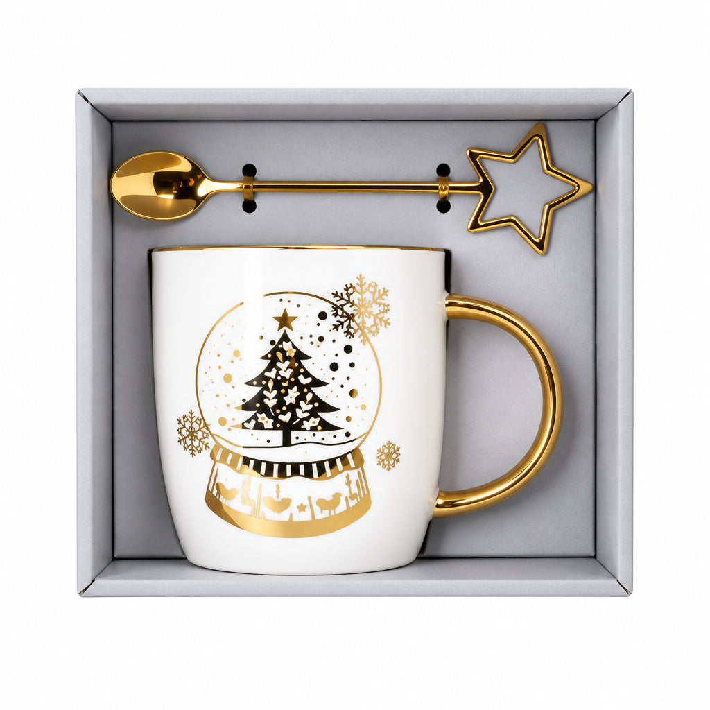 TAZZA CON CUCCHIAINO A STELLA