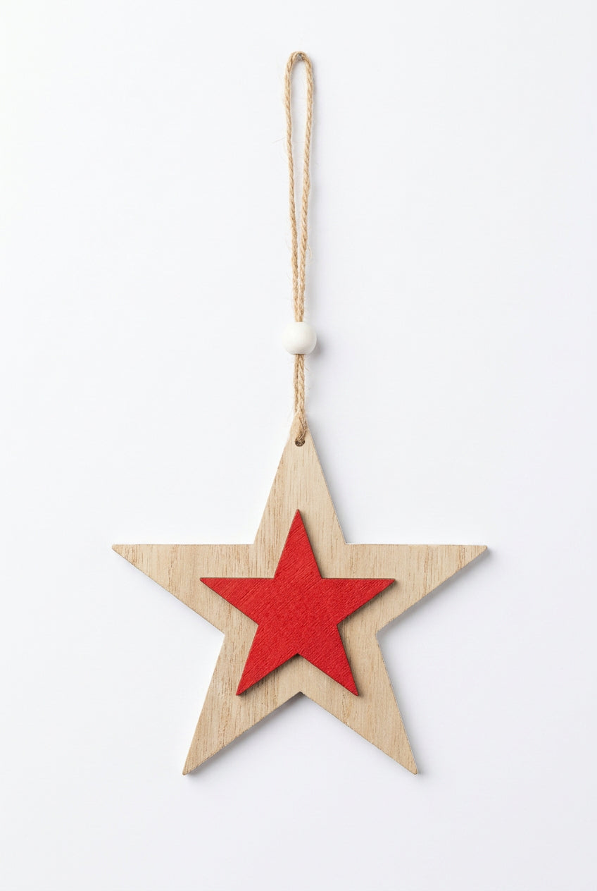 APPENDINO IN LEGNO ROSSO