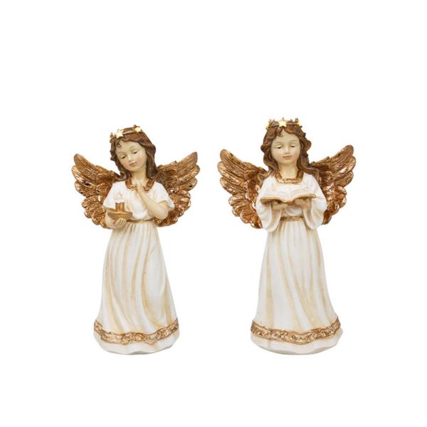 ANGELO DECORATIVO CON LED 30CM