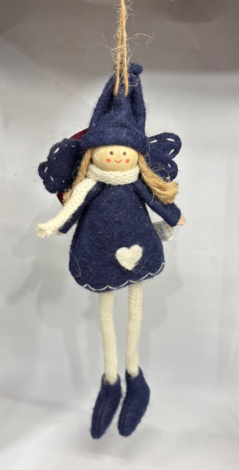 APPENDINO BAMBOLINA IN TESSUTO BLU