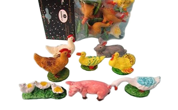 ANIMALI DA CORTILE SET 8 PZ