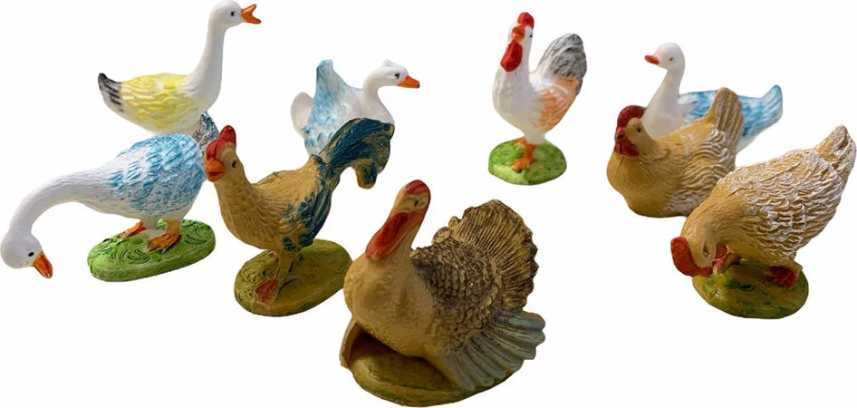 ANIMALI DA CORTILE SET 9 PZ