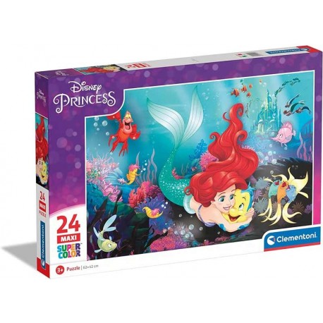 LA SIRENETTA ARIEL PUZZLE 24 PZ MAXI