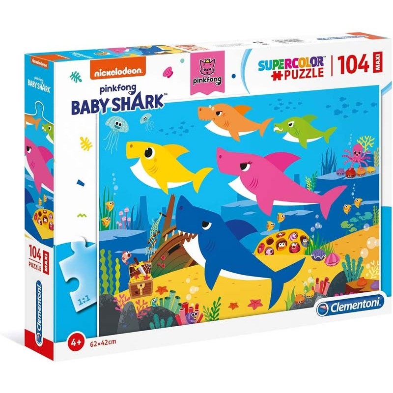 BABY SHARK PUZZLE 104 PZ MAXI