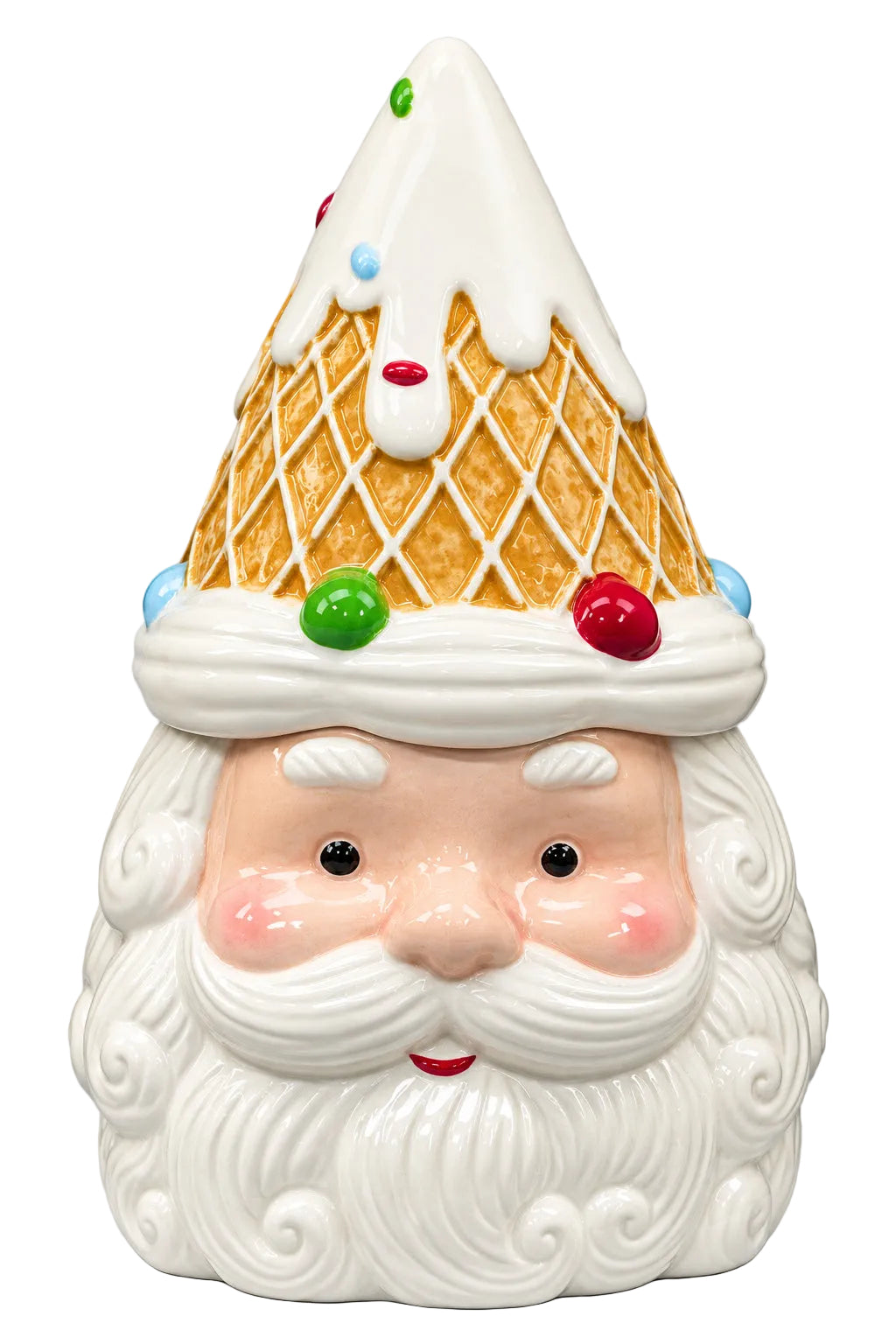BISCOTTIERA BABBO NATALE CON CONO