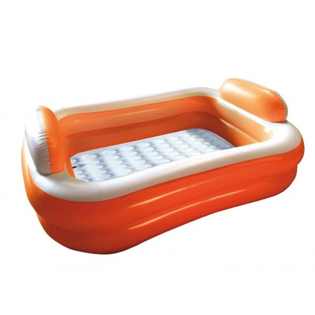 PISCINA RETTANGOLARE CON CUSCINI