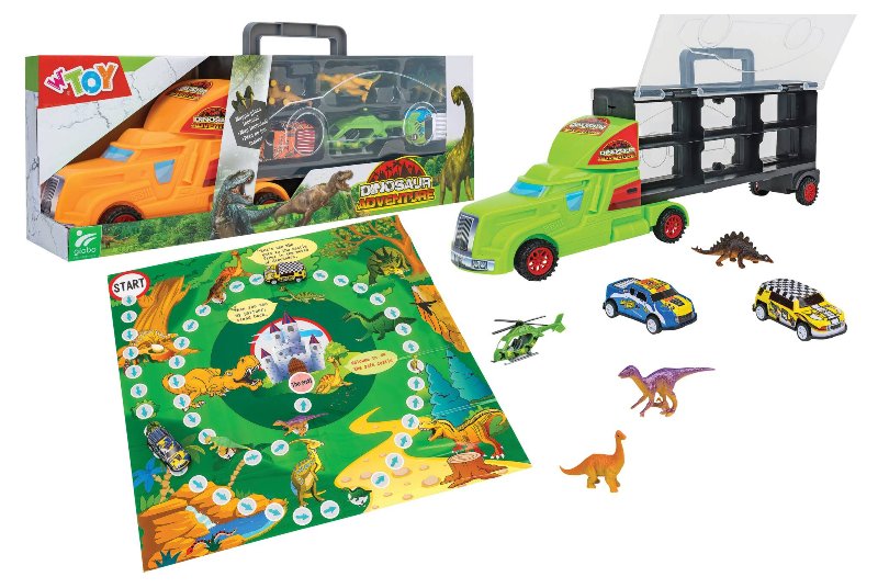 CAMION CON DINOSAURI